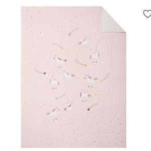 Pottery Barn Kids toddler quilt and Euro Sham